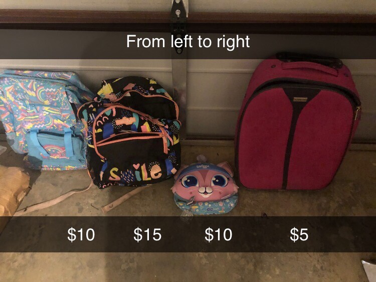 smiggle backpack suitcase